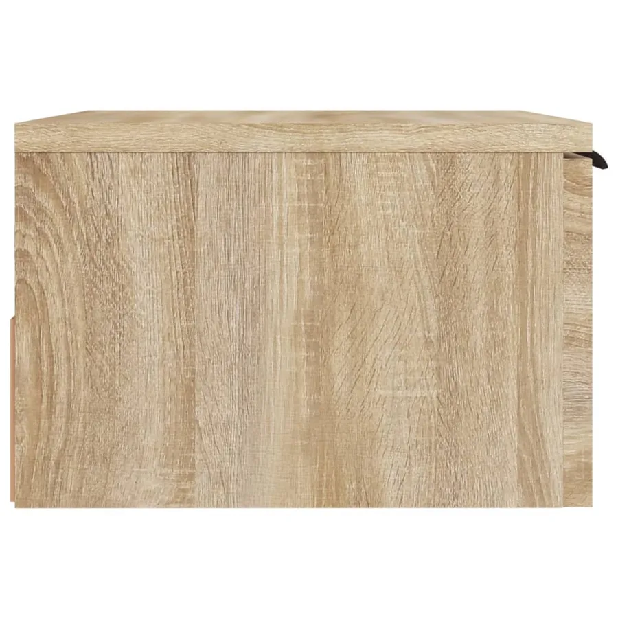 Table de chevet murale Chêne sonoma 34x30x20 cm - 6