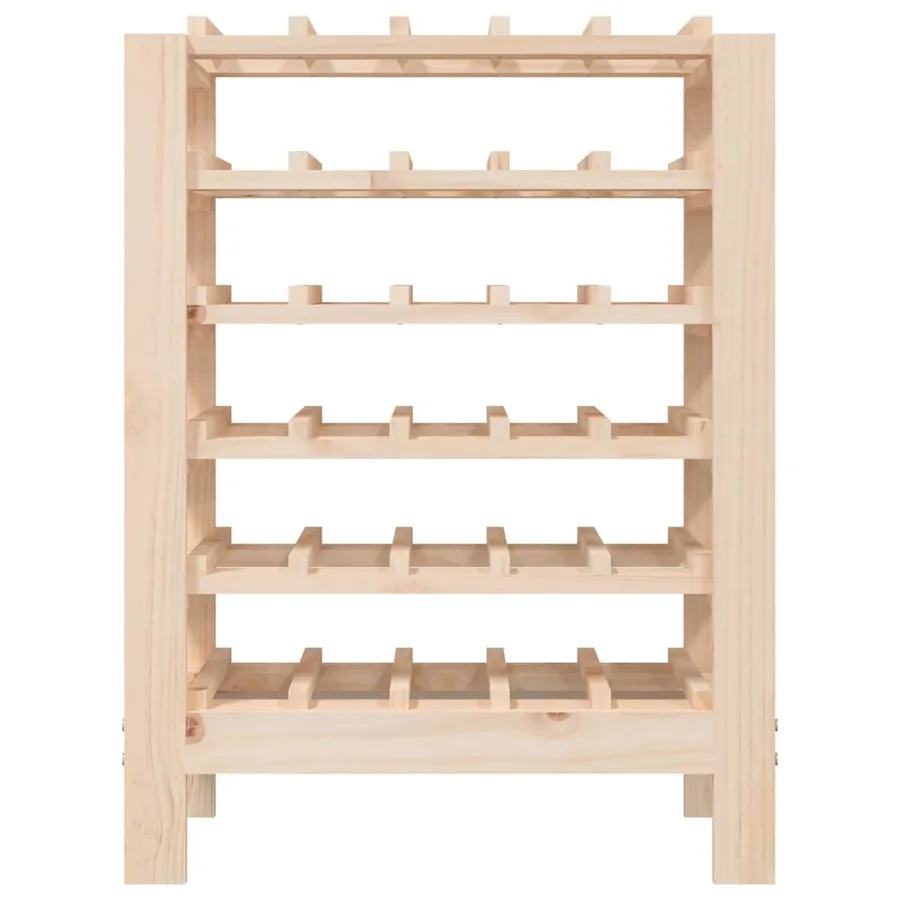 Casier à vin 61,5x30x82 cm Bois de pin massif - 5