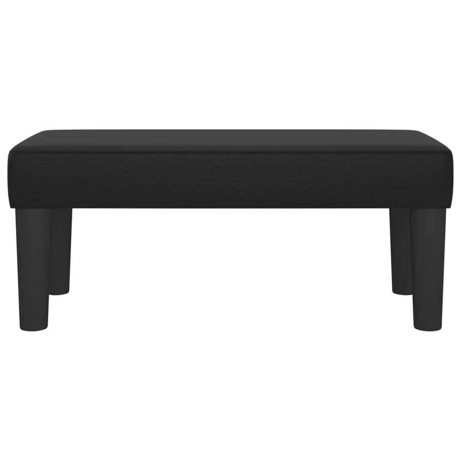 Banc Noir 70x30x30 cm Similicuir - 3