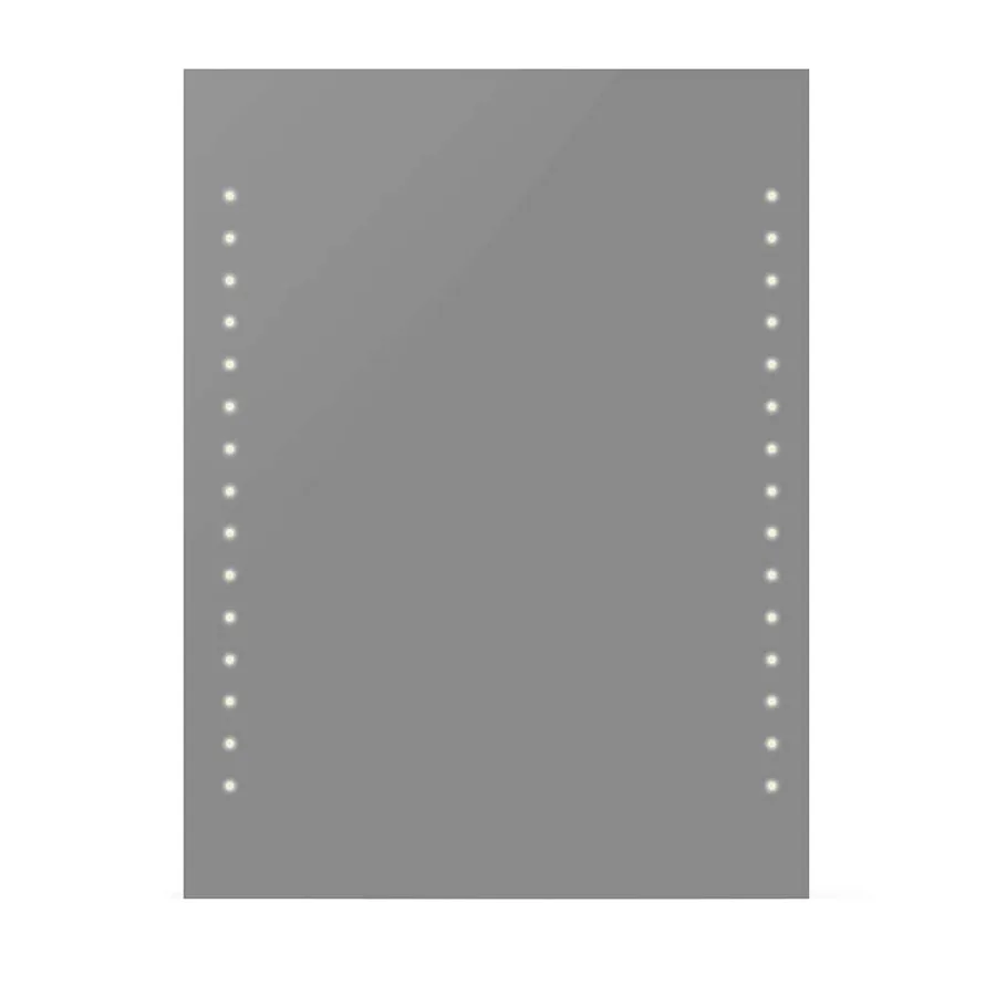 Miroir de salle de bain avec lumières LED 60 x 80 cm (L x H) - 2