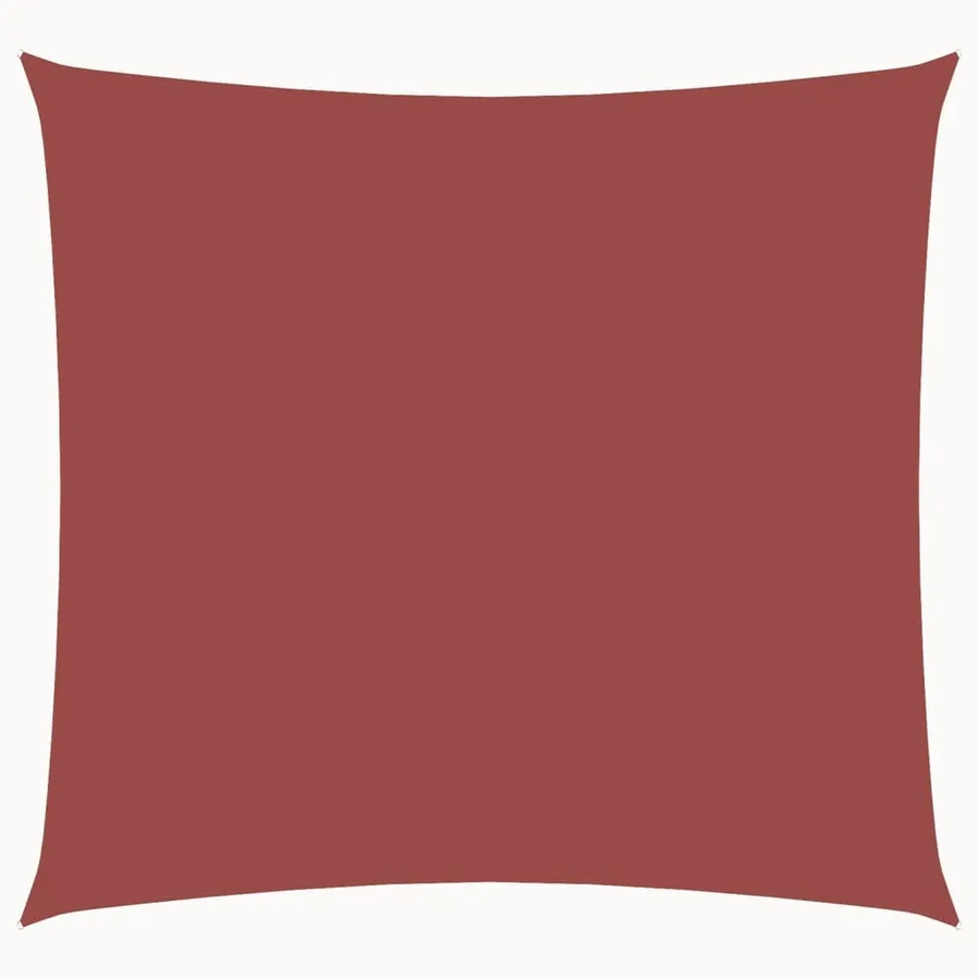 Voile de parasol tissu oxford carré 2x2 m terre cuite - 2