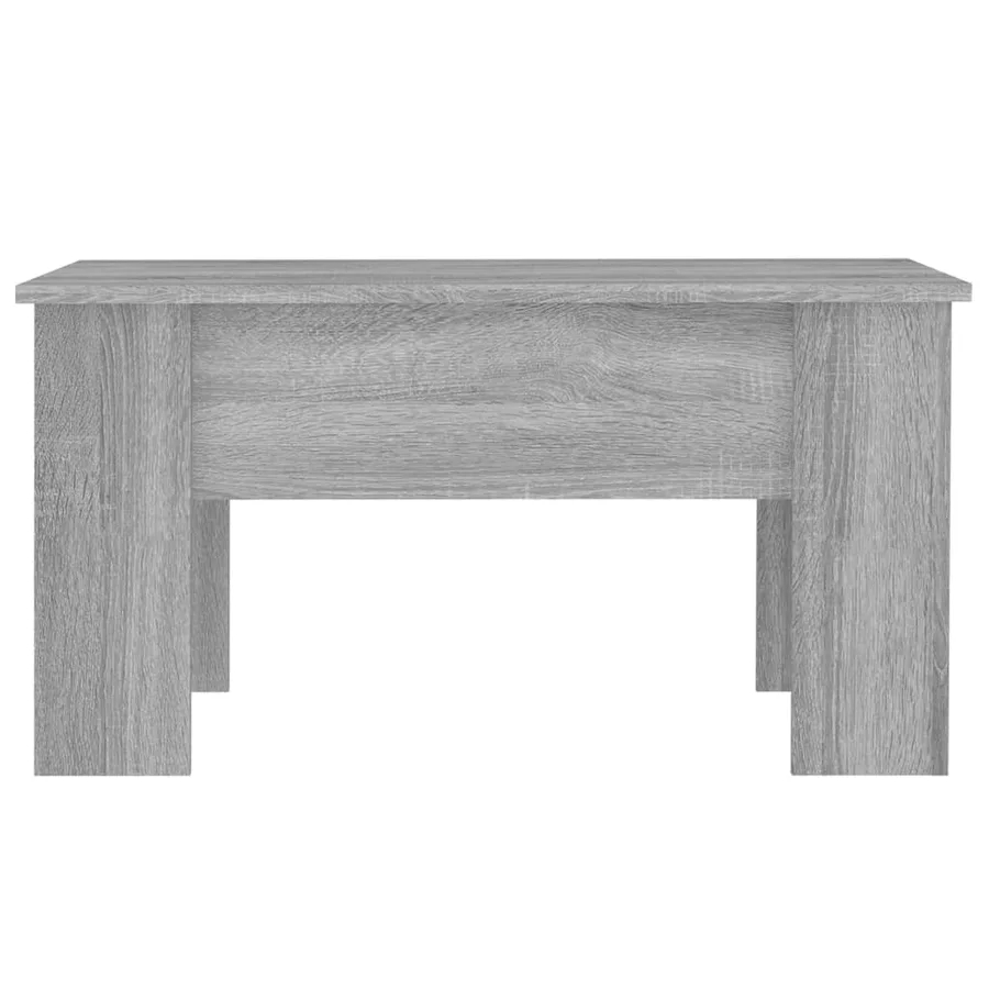 Table basse Sonoma gris 79x49x41 cm Bois d'ingénierie - 3