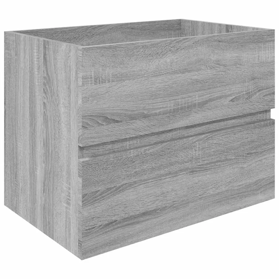 Armoire d'évier Sonoma gris 60x38,5x45 cm Bois d'ingénierie - 2