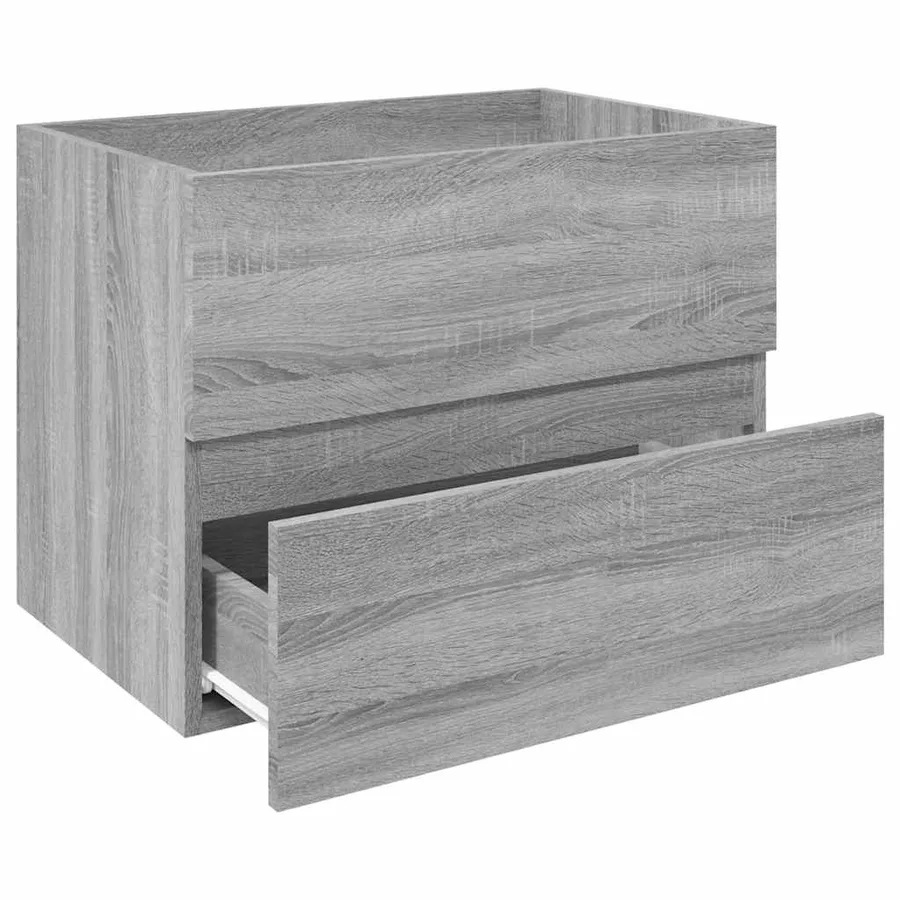 Armoire d'évier Sonoma gris 60x38,5x45 cm Bois d'ingénierie - 4