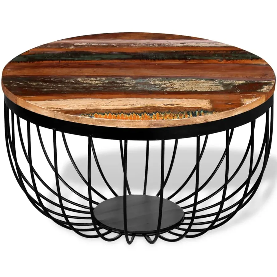 Table basse Bois de récupération massif - 2