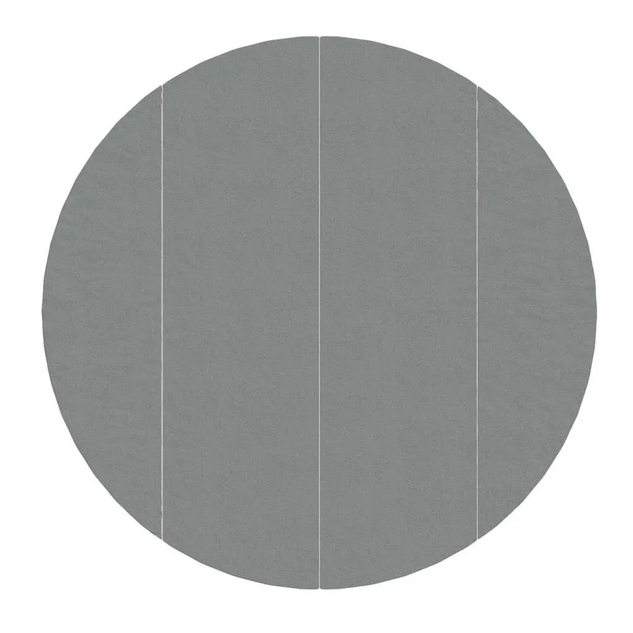 Bâche de piscine gris clair Ø458 cm géotextile polyester - 3