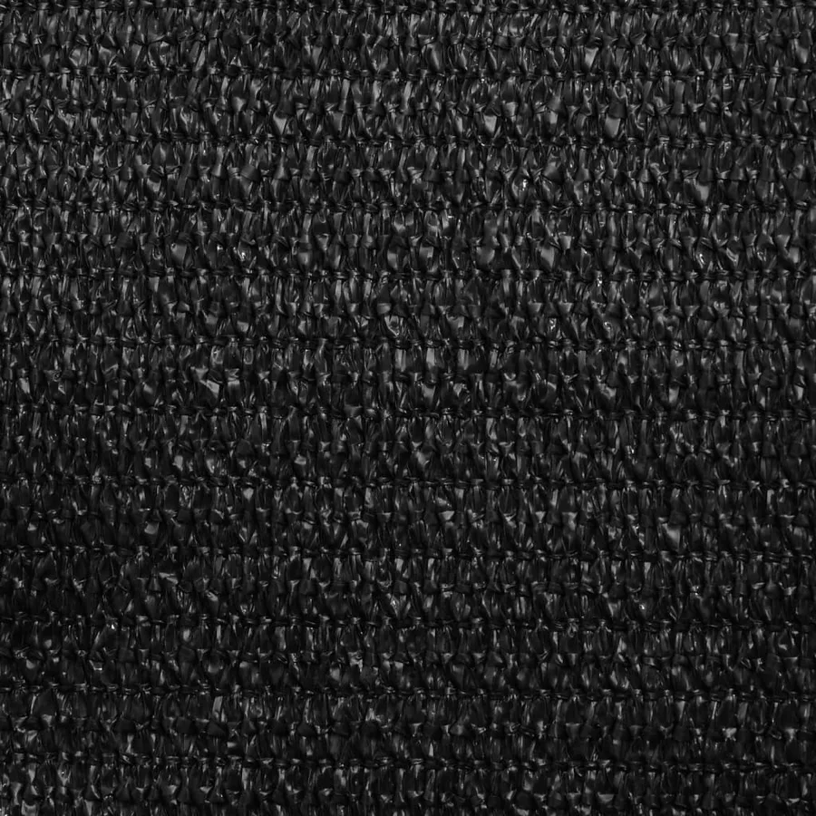 Voile d'ombrage 160 g/m² Noir 2x5 m PEHD - 9