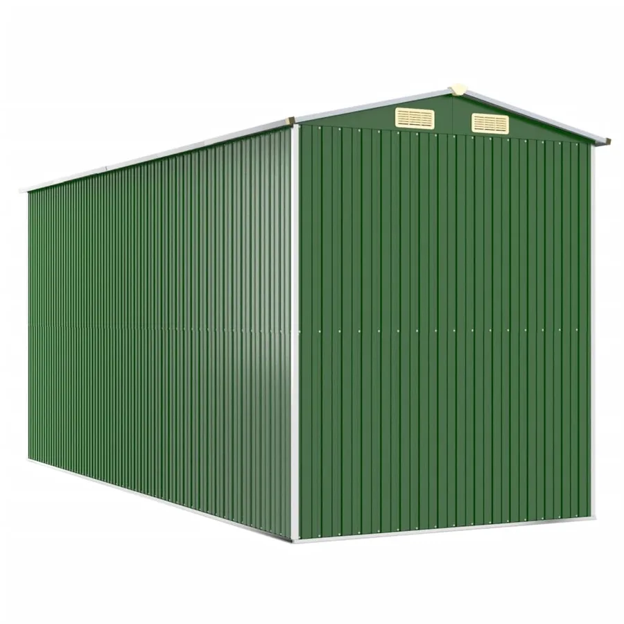 Abri de jardin Vert 192x440x223 cm Métal galvanisé - 6