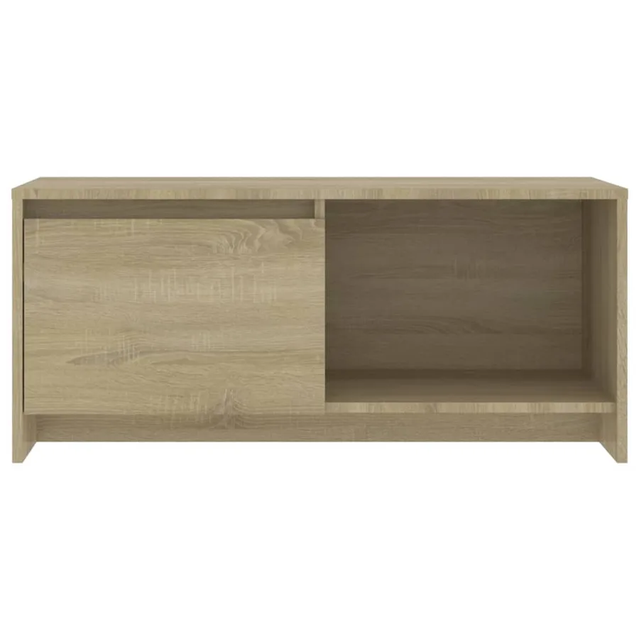 Meuble TV Chêne sonoma 90x35x40 cm Bois d'ingénierie - 5