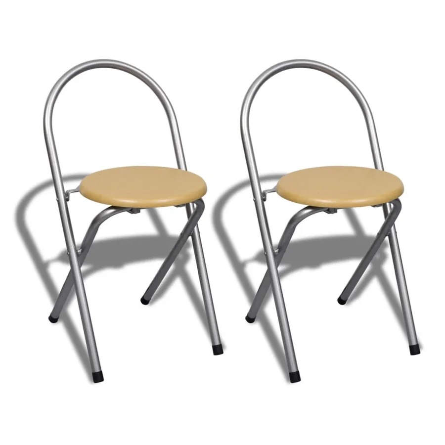 Jeu de bar petit-déjeuner pliable avec 2 chaises - 5