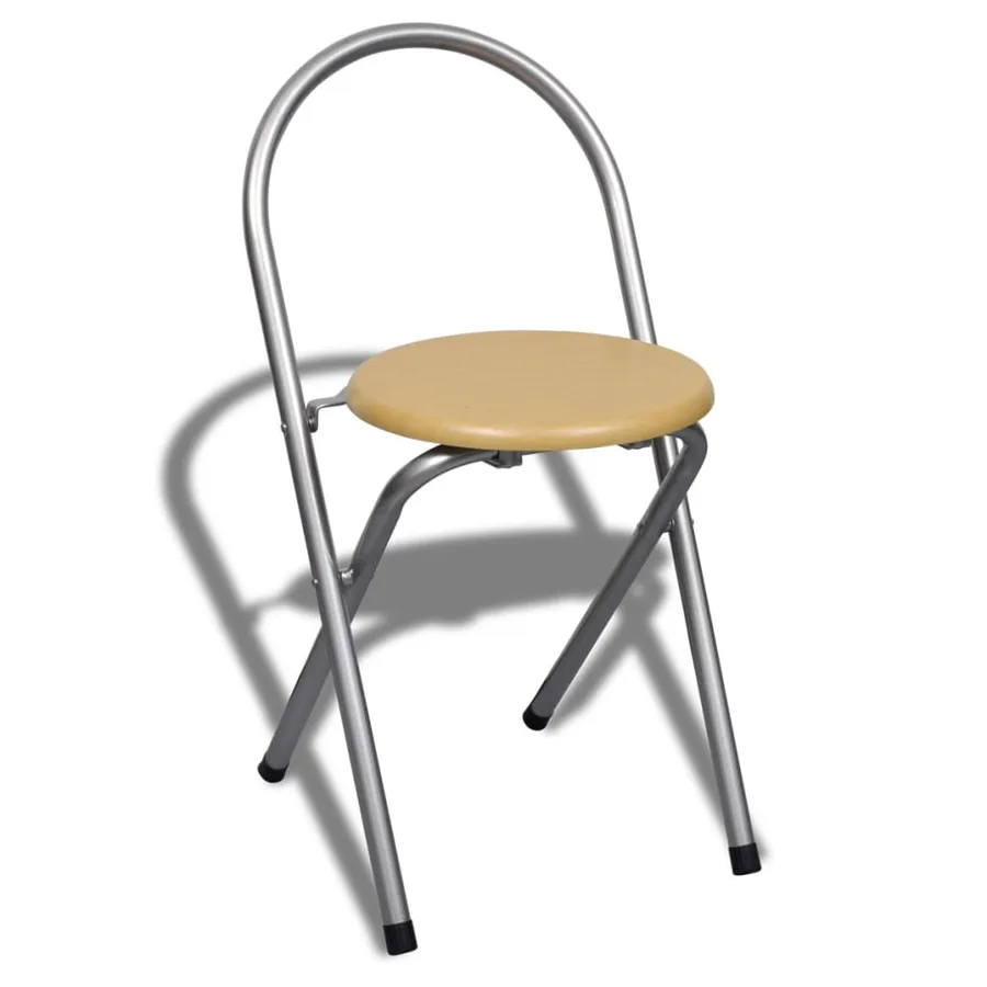 Jeu de bar petit-déjeuner pliable avec 2 chaises - 6
