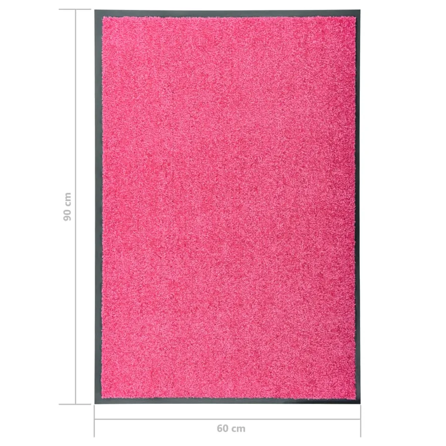 Paillasson lavable Rose 60x90 cm - 6