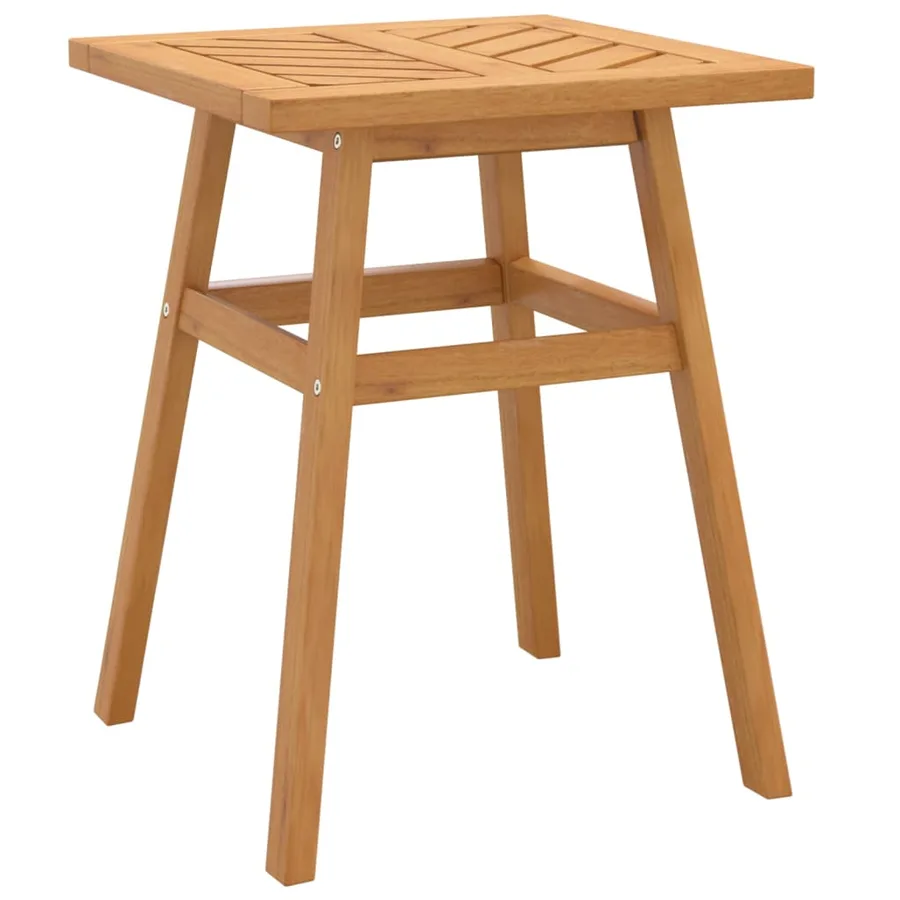Table d'appoint 45x45x60 cm bois massif d'acacia - 2