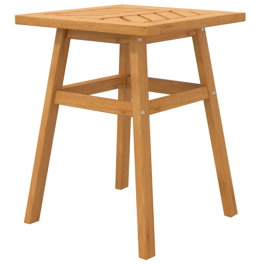 Table d'appoint 45x45x60 cm bois massif d'acacia - 5