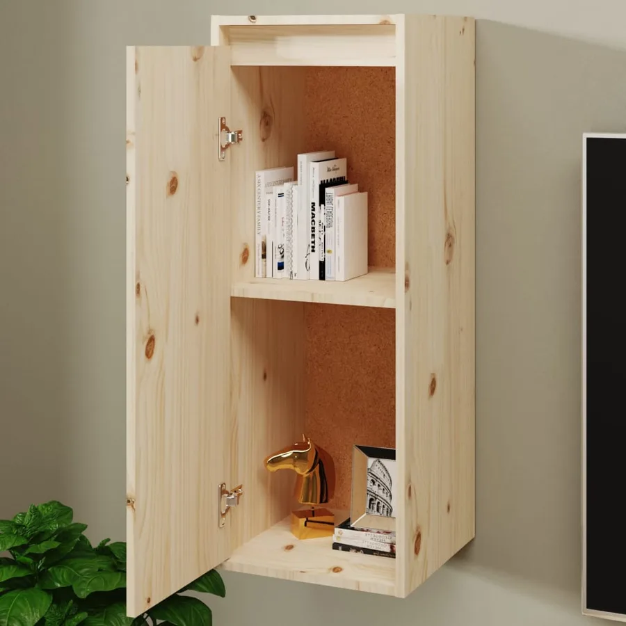 Armoire murale 30x30x80 cm Bois de pin massif - 3