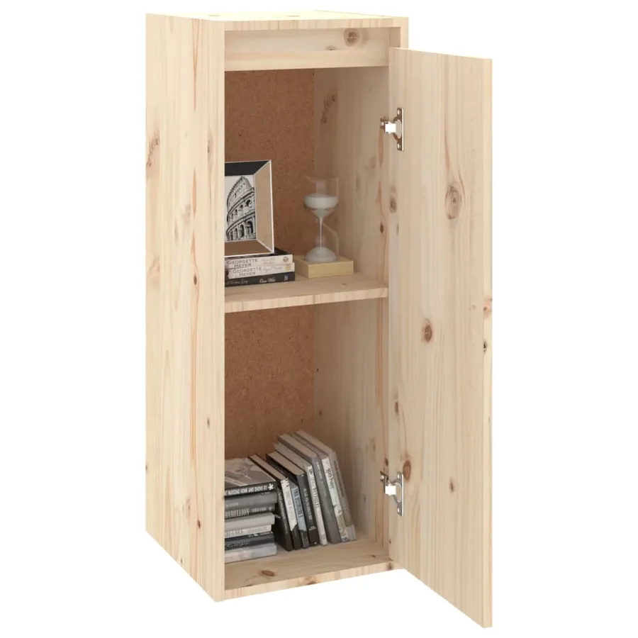 Armoire murale 30x30x80 cm Bois de pin massif - 4