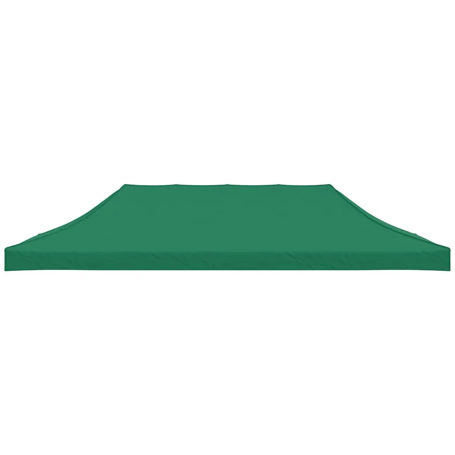 Toit de tente de réception 6x3 m Vert 270 g/m² - 3
