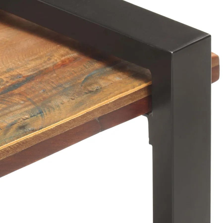 Table de chevet 50x40x40 cm Bois de récupération massif - 4