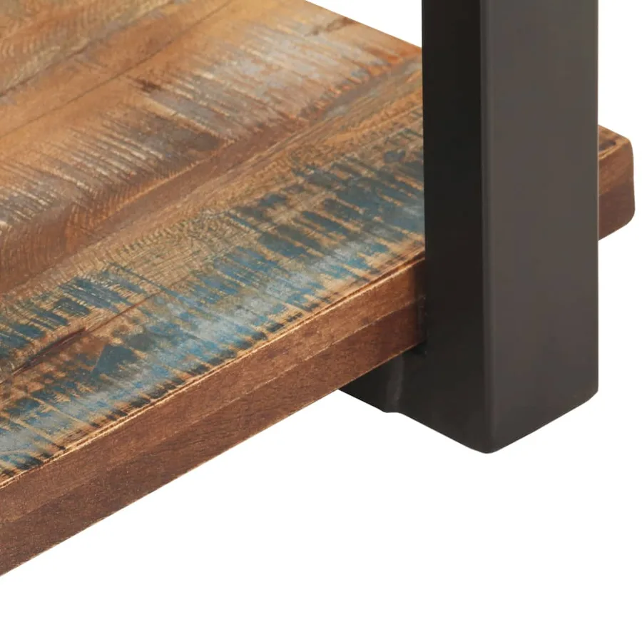 Table de chevet 50x40x40 cm Bois de récupération massif - 5