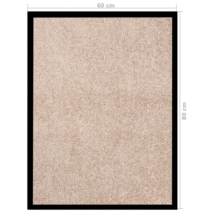 Paillasson Beige 60x80 cm - 6