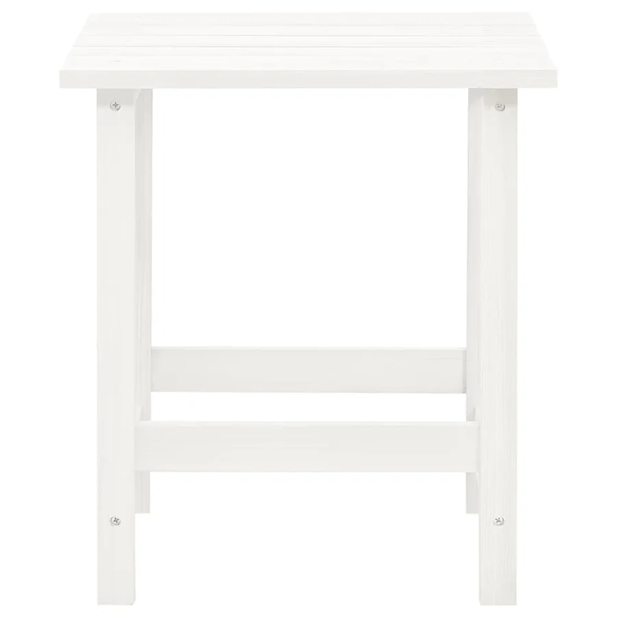 Chaise de jardin Adirondack avec pouf et table Sapin Blanc - 13