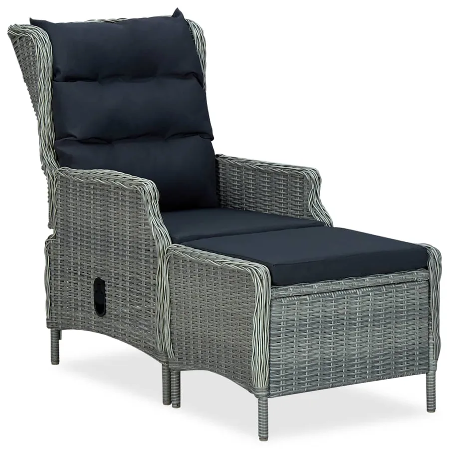 Ensemble à manger de jardin 5 pcs Gris clair - 13