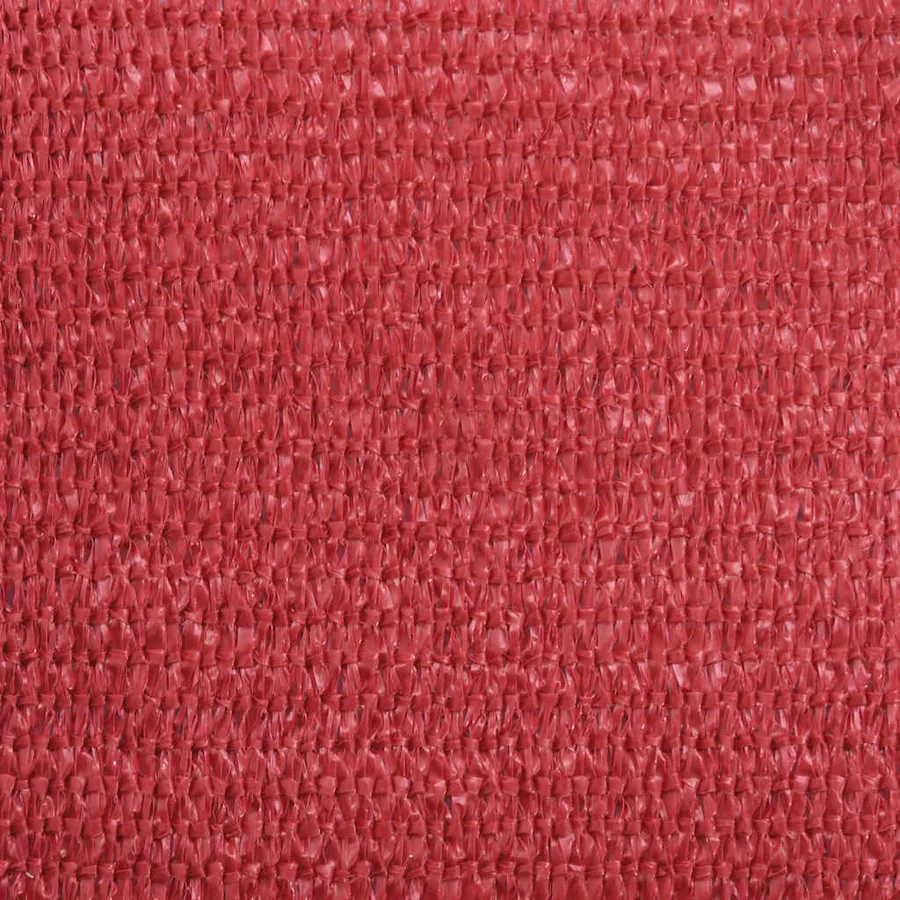Voile d'ombrage 160 g/m² Rouge 2x2 m PEHD - 9