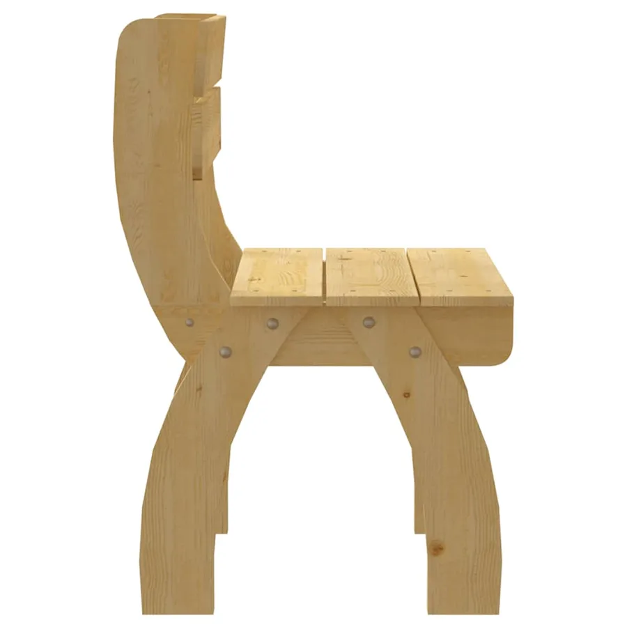Chaise de jardin Bois de pin imprégné - 3