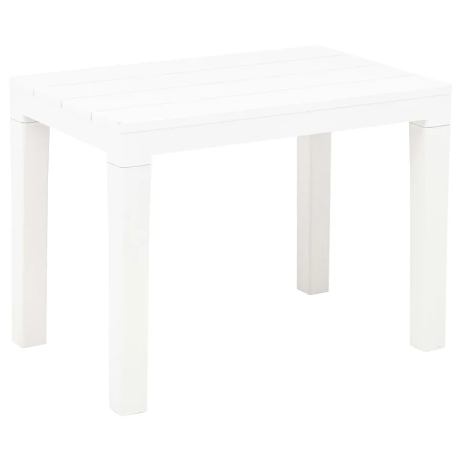 Bancs de jardin lot de 2 Blanc Plastique - 2