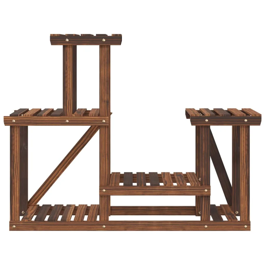 Support à fleurs 90x25x73,5 cm bois massif de sapin - 4