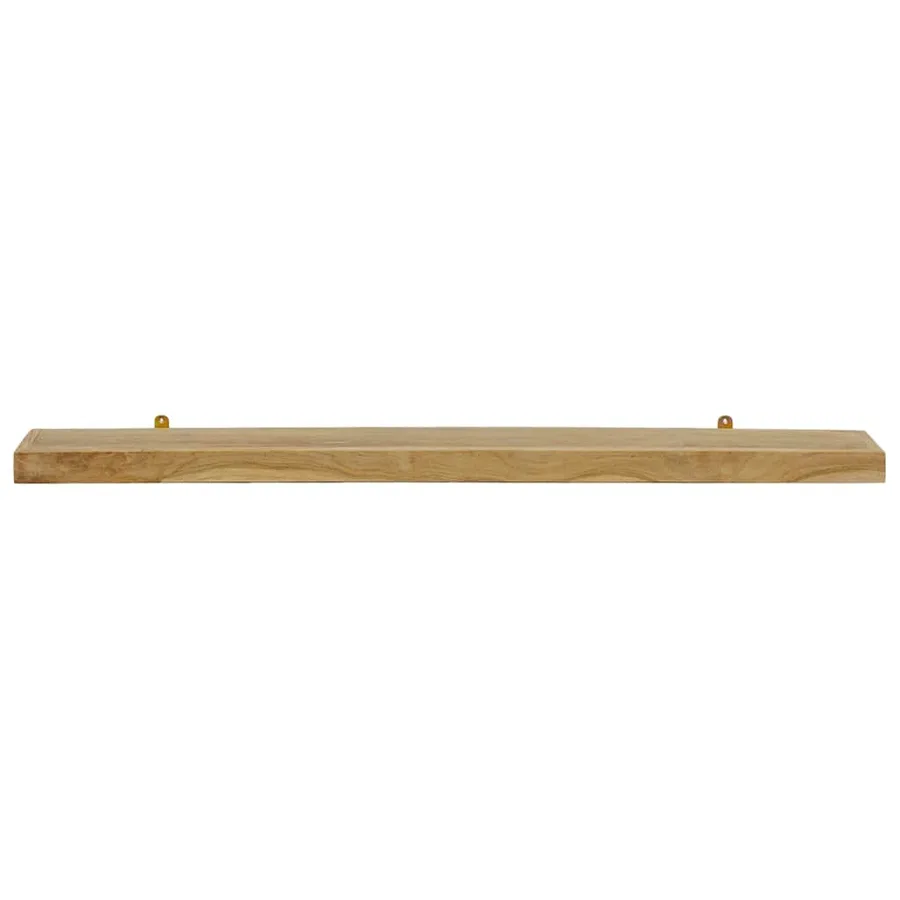Étagères murales 2 pcs 110x15x4 cm bois de teck massif - 3