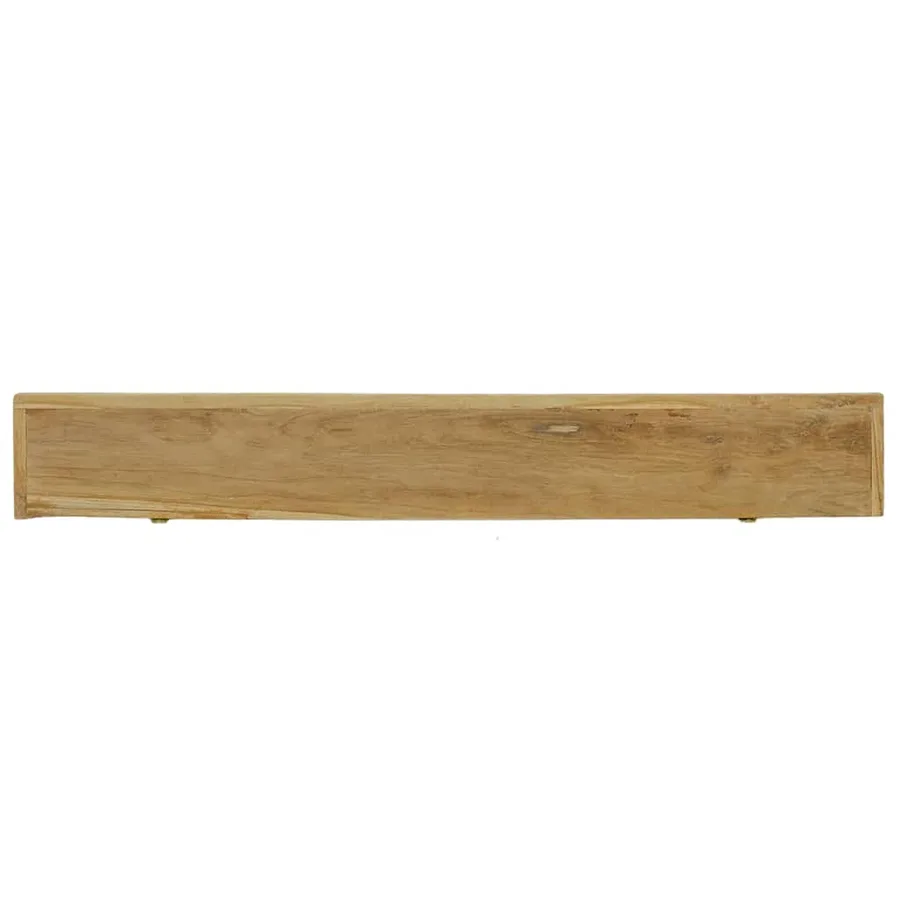 Étagères murales 2 pcs 110x15x4 cm bois de teck massif - 6