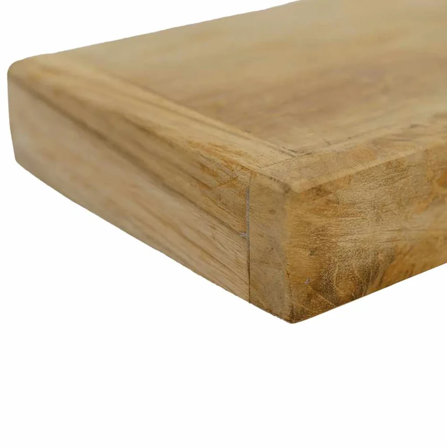 Étagères murales 2 pcs 110x15x4 cm bois de teck massif - 7