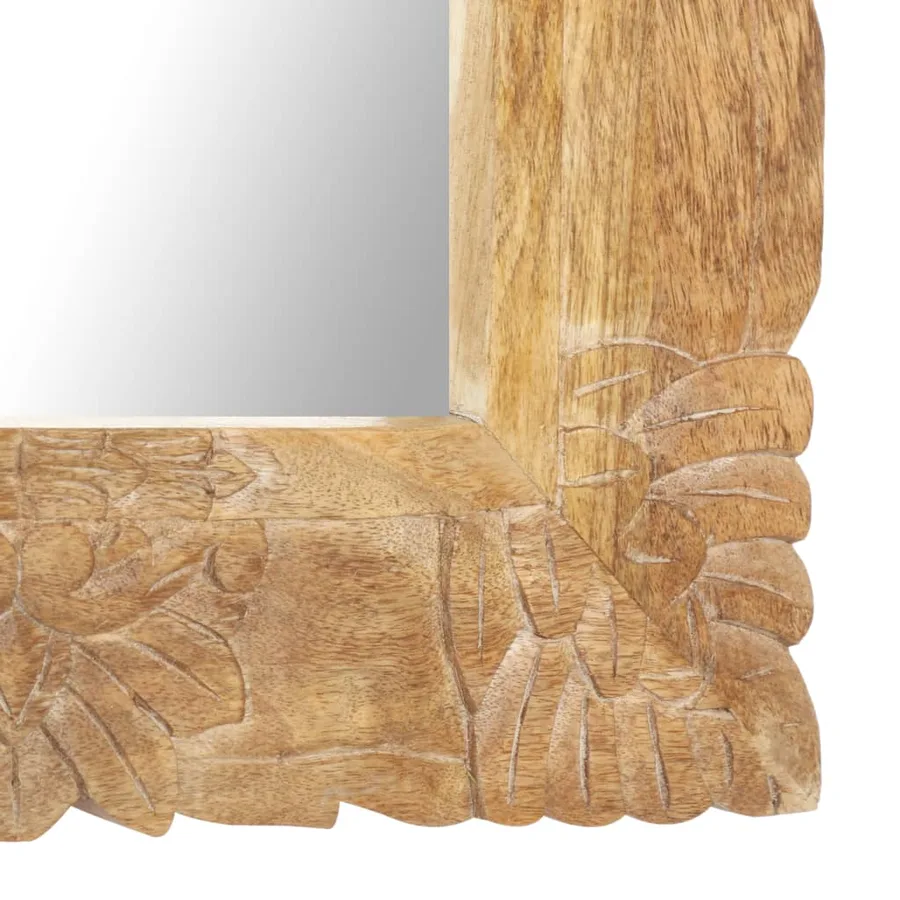 Miroir 110x50 cm Bois de manguier massif - 4