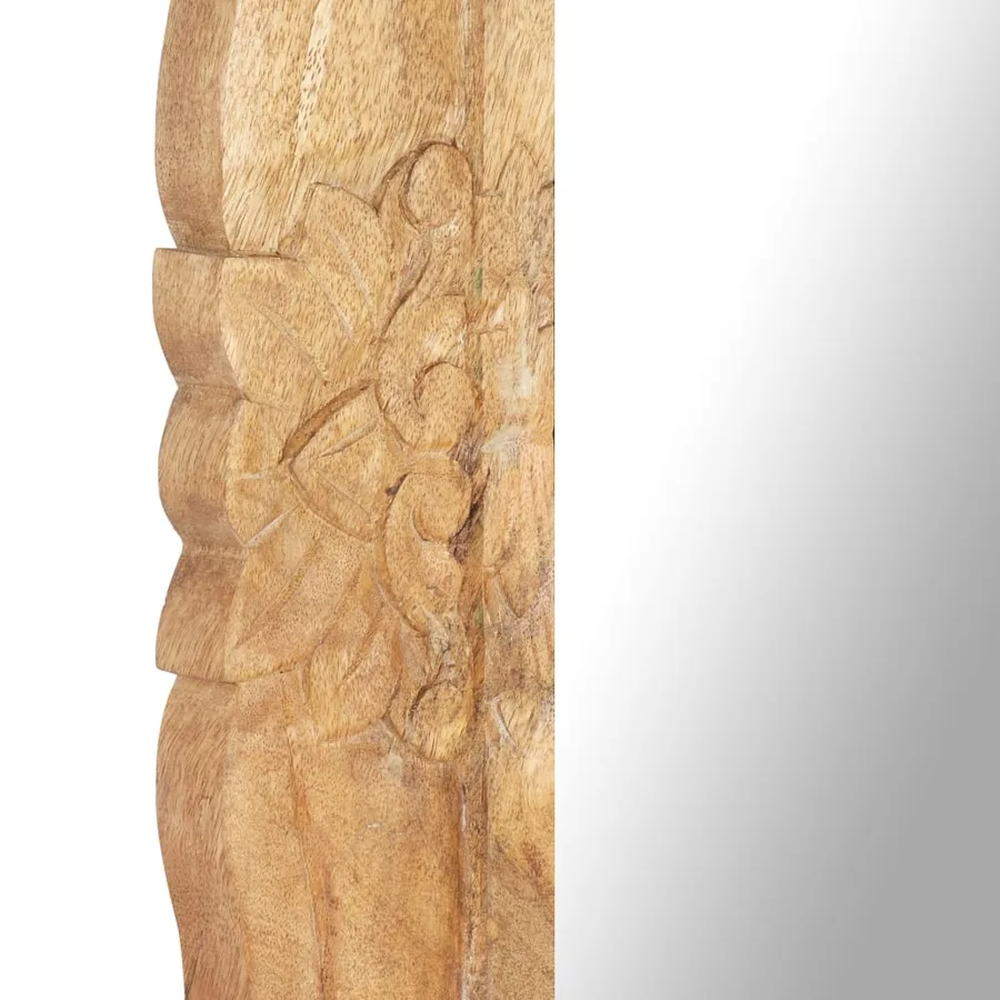 Miroir 110x50 cm Bois de manguier massif - 5
