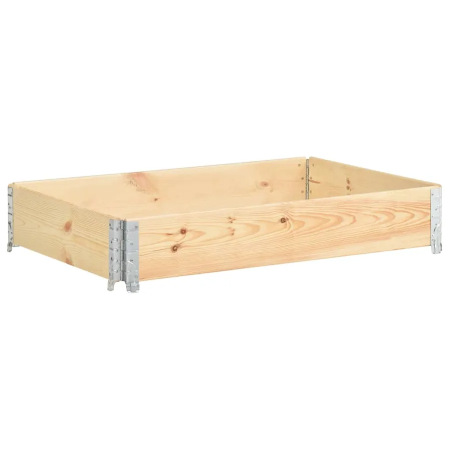 Jardinière surélevée 80x120 cm Bois de pin solide - 2