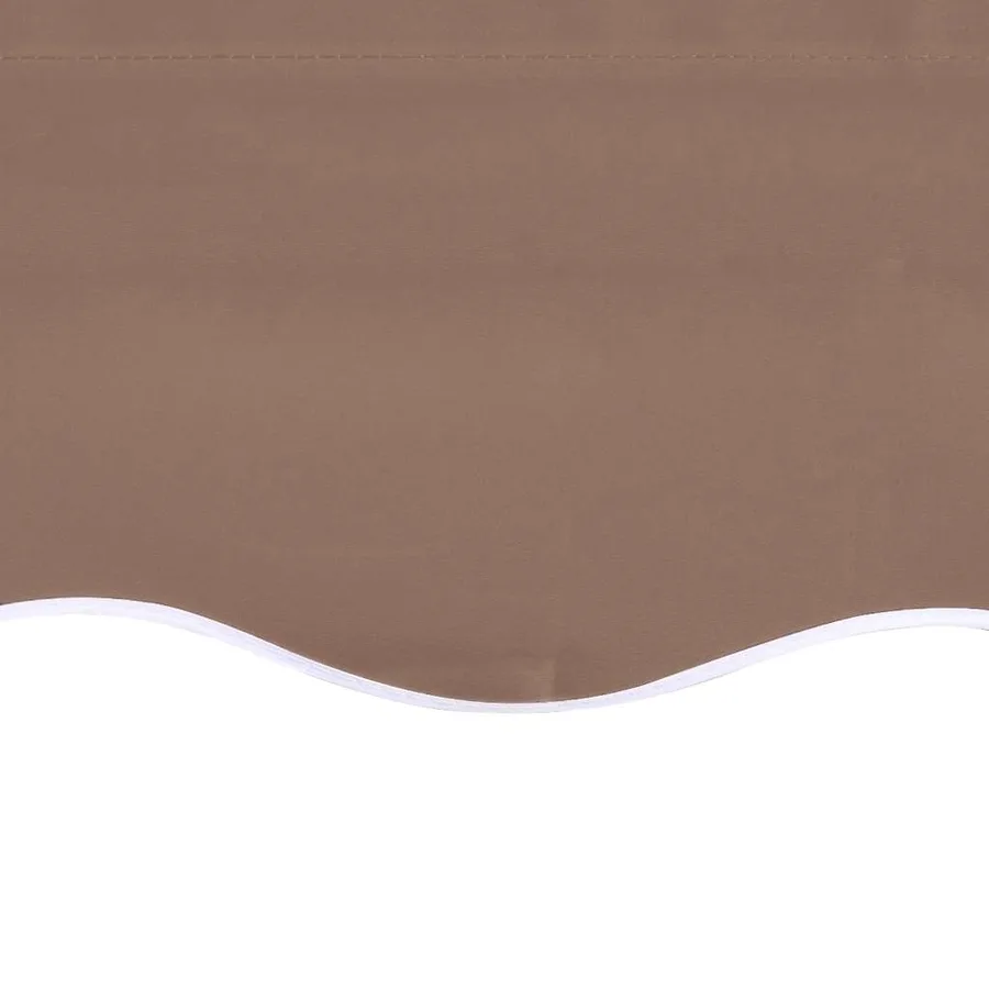 Tissu de remplacement pour auvent marron 6x3,5 m polyester - 5