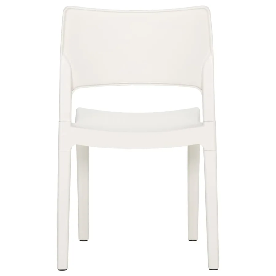 Chaises de jardin lot de 2 Blanc Polypropylène - 6