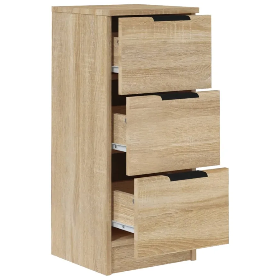 Buffet Chêne sonoma 30x30x70 cm Bois d'ingénierie - 5