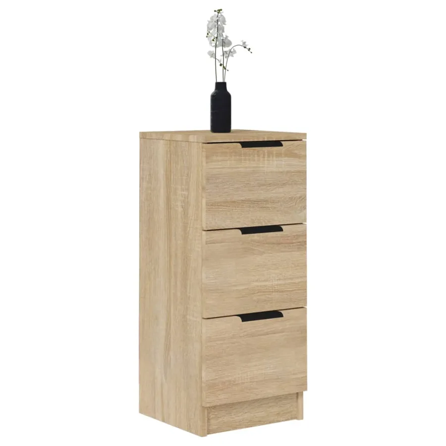 Buffet Chêne sonoma 30x30x70 cm Bois d'ingénierie - 7