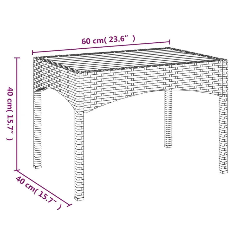 Ensemble à manger de jardin coussins 5pcs Noir Résine tressée - 13