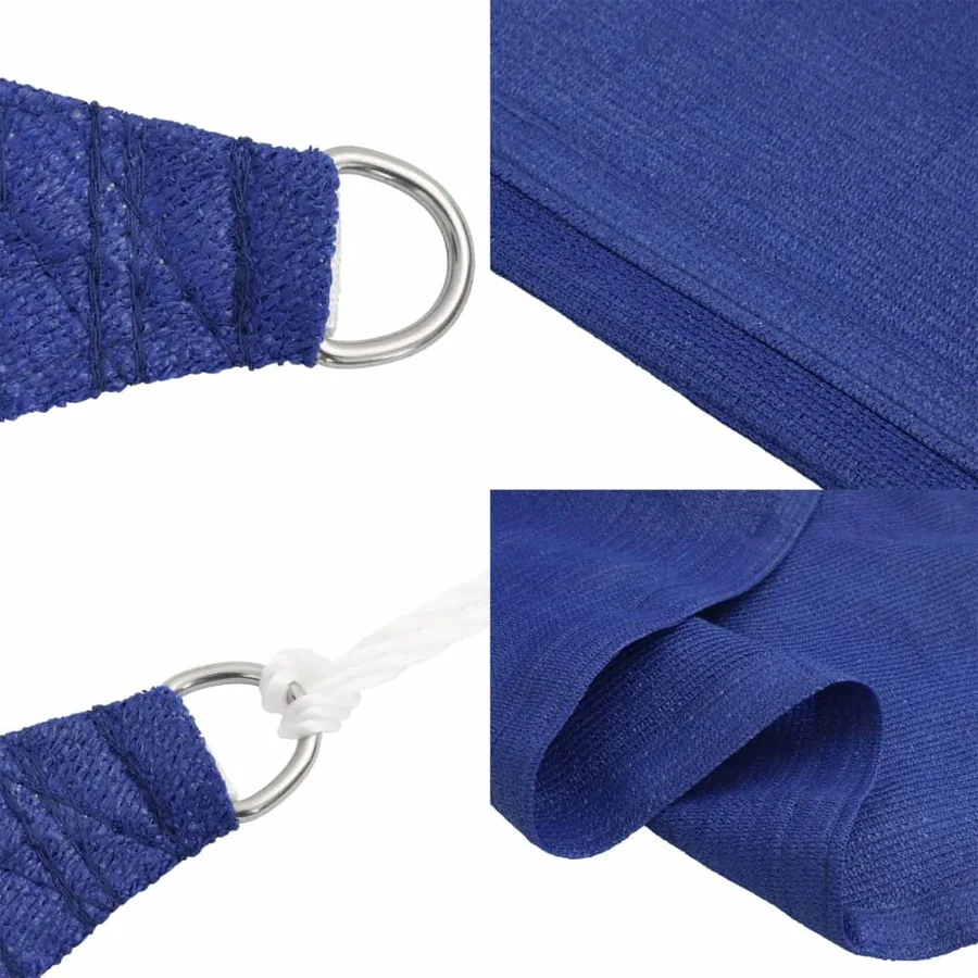 Voile d'ombrage 160 g/m² Bleu 2x5 m PEHD - 7