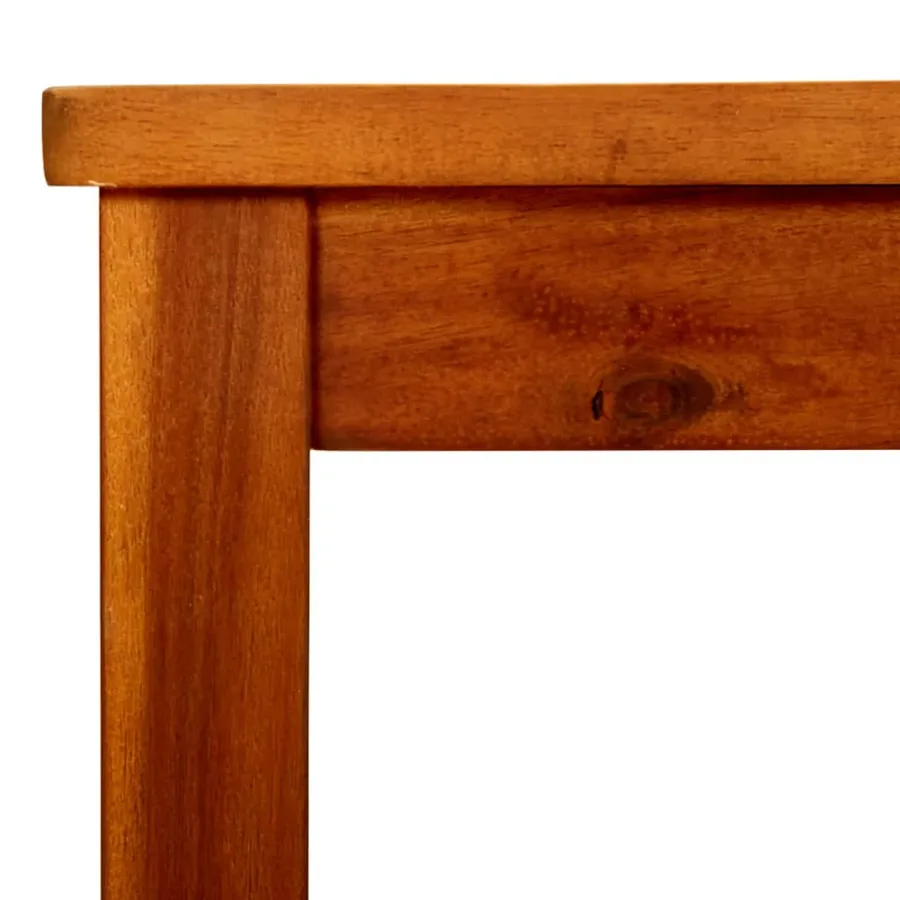 Table basse de jardin 110x110x45 cm Bois solide d'acacia - 6
