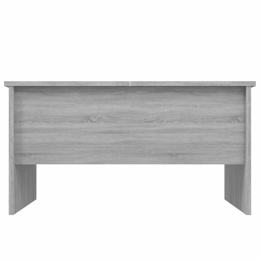 Table basse sonoma gris 80x50x42,5 cm bois d'ingénierie - 6