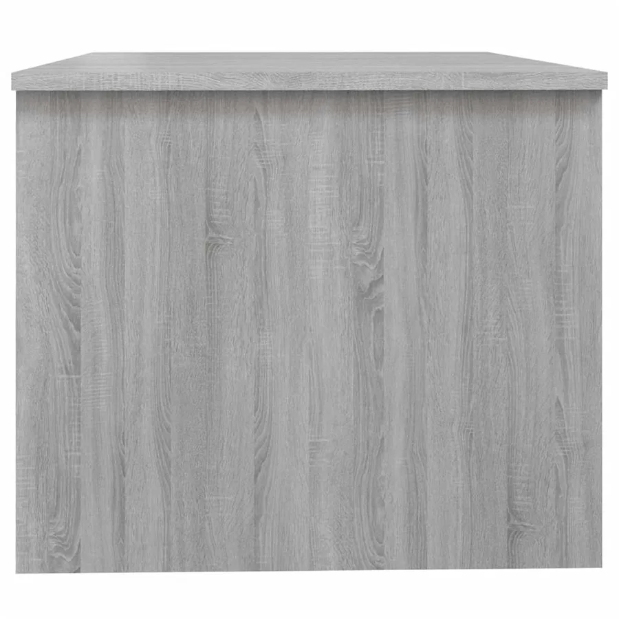 Table basse sonoma gris 80x50x42,5 cm bois d'ingénierie - 7