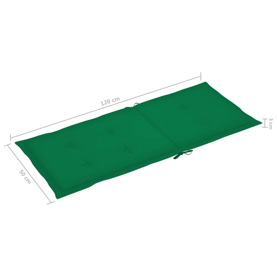 Chaises pliables de jardin avec coussins lot de 8 Bois d'acacia - 11