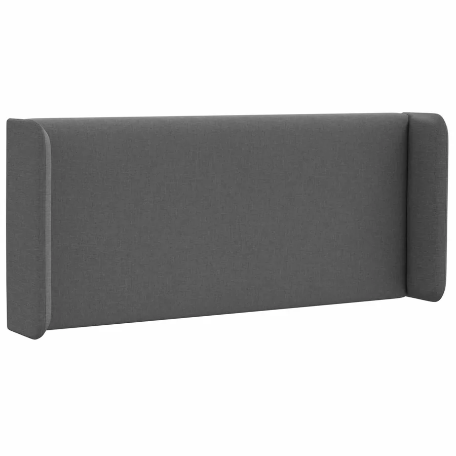 Oreille de tête de lit Gris Foncé 40,5 x 40,5 x 4 cm tissu - 3