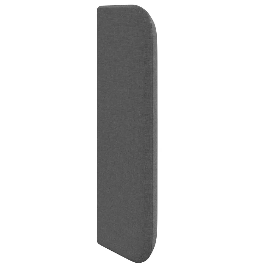 Oreille de tête de lit Gris Foncé 40,5 x 40,5 x 4 cm tissu - 5
