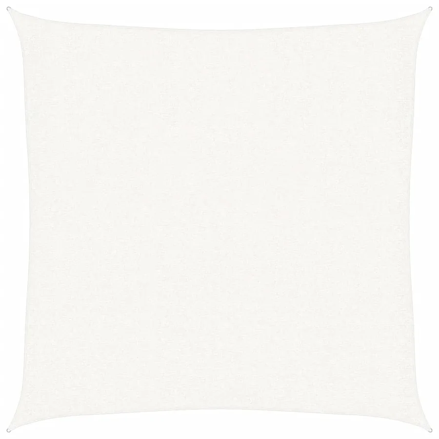 Voile de parasol PEHD Carré 2 x 2 m Blanc - 2