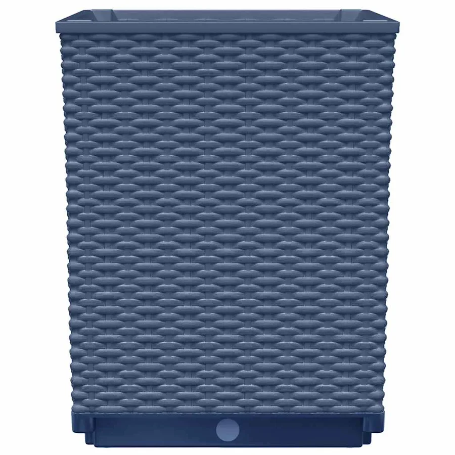 Jardinières 4 pcs bleu gris 30x30x37 cm polypropylène - 6